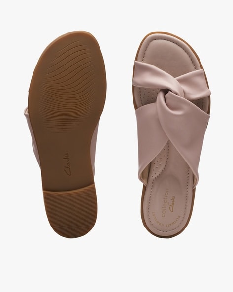 Buy Pink Flat Sandals for Women by CLARKS Online Ajio