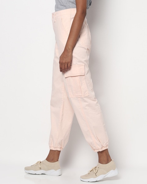 Topshop pink hot sale cargo pants