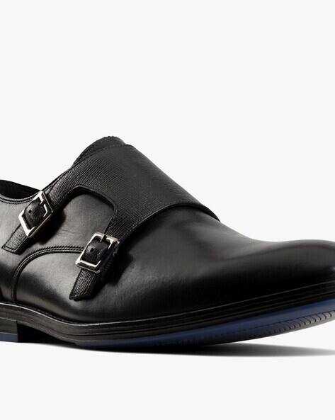 clarks double monk strap