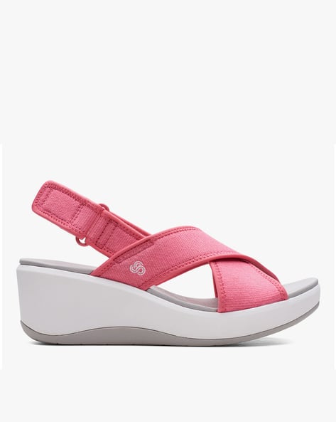 Wedge Heels with Criss-Cross Straps