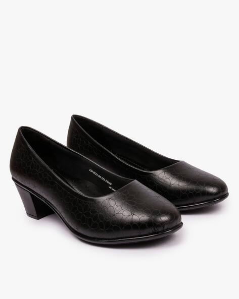 plain black pumps womens
