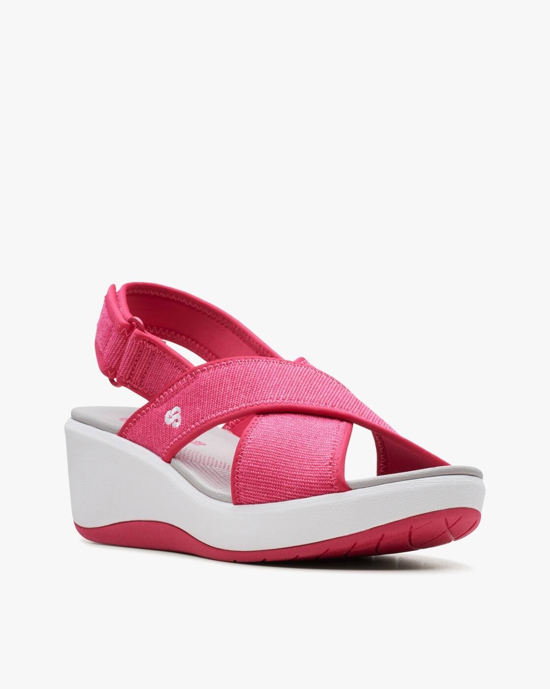 clarks cloudsteppers pink