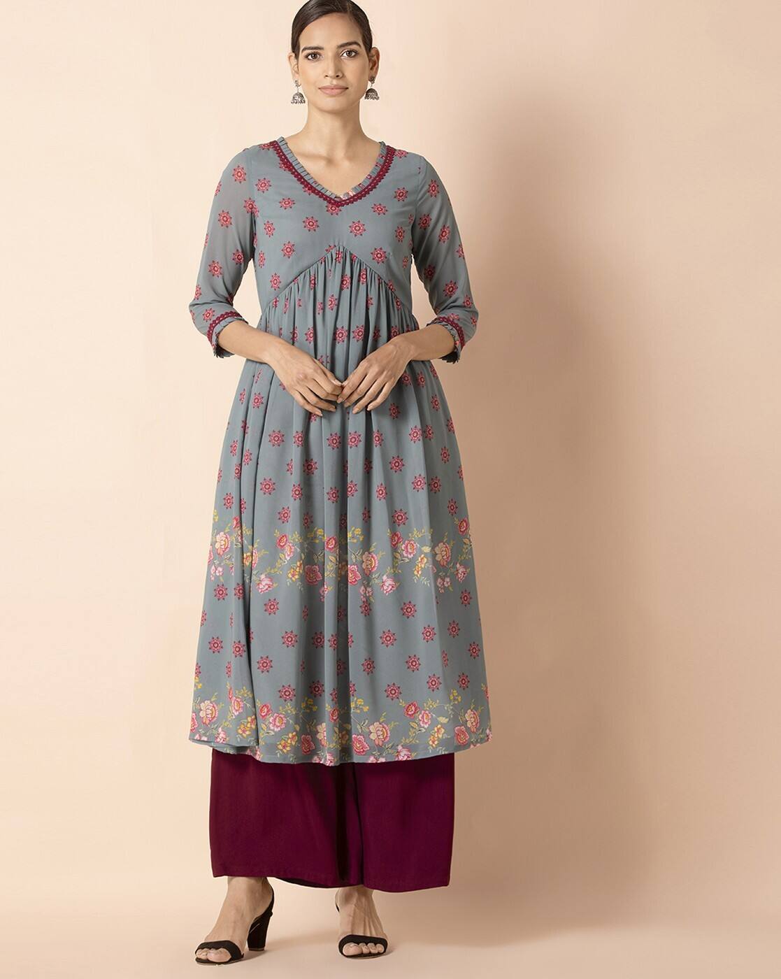 Buy Maroon Pants for Women by Indya Online | Ajio.com