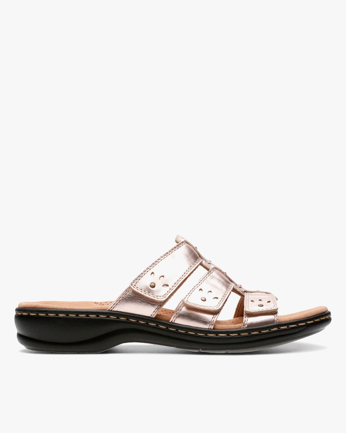 clarks rose gold sandals