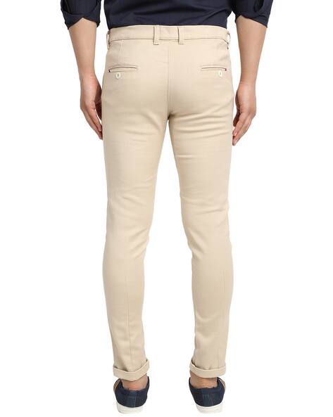 Buy Cream Trousers \u0026 Pants for Men by 
