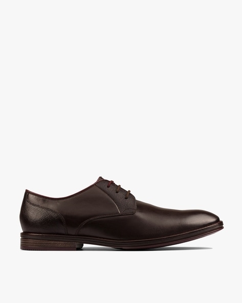 Clarks Low-Top Lace-Up Formal Shoes