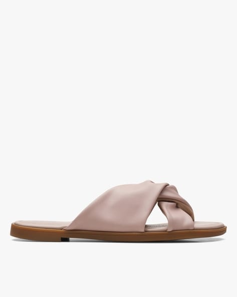 Clarks Knotted Flat Sliders