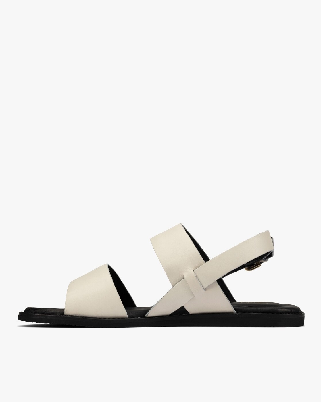 double buckle sandals rubber