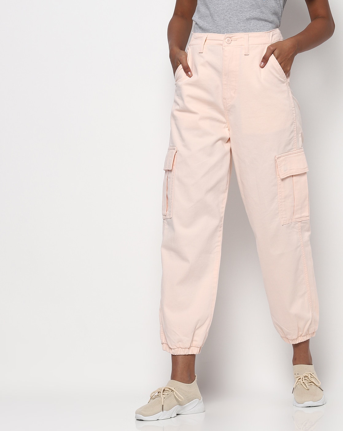 Cropped Cargo Joggers