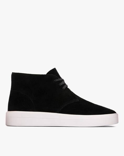 CLARKS Panelled Ankle-Length Boots
