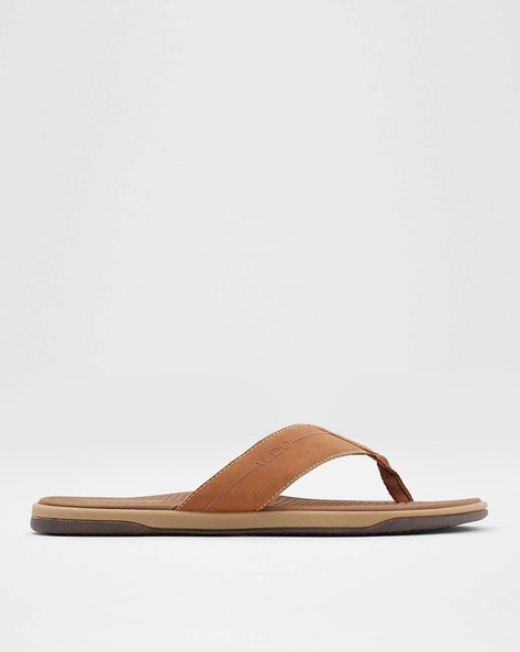 Olelawen220 Thong Strap Flat Sandals