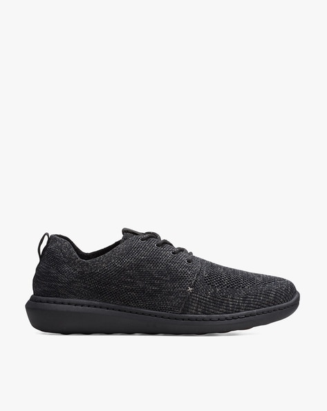 clarks mesh lace up sneakers