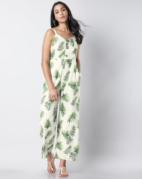 Palm jumpsuit store