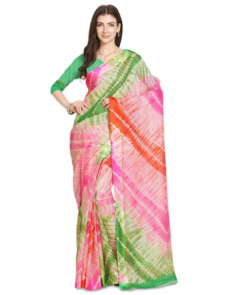 Printed Cotton Silk Saree