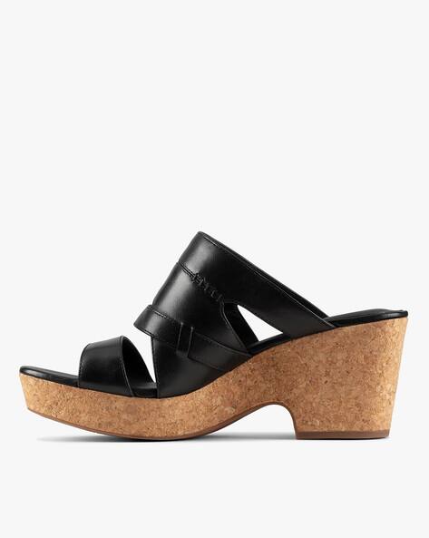 Buy Black Heeled Sandals for Women by 