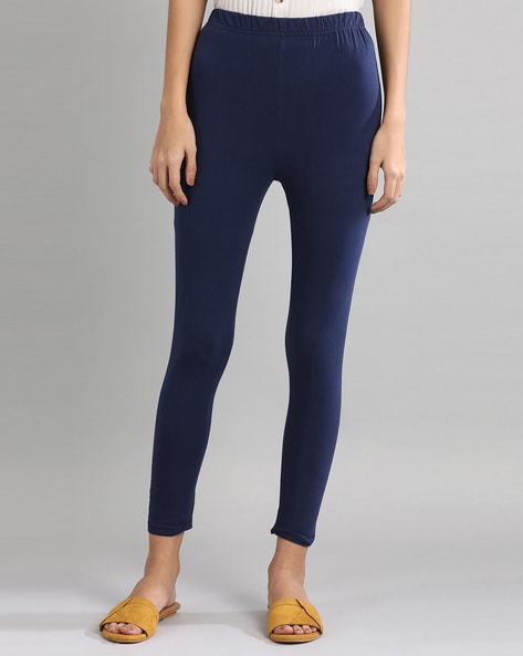 Buy Blue Leggings for Women by AURELIA Online Ajio