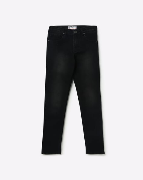 Light-Wash Slim Fit Jeans