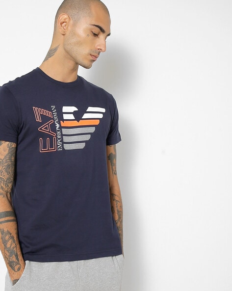 Buy Navy Blue Tshirts for Men by EA7 Emporio Armani Online 
