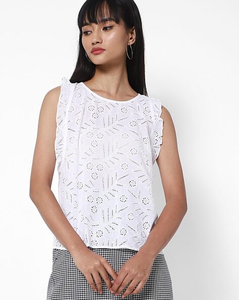 Buy White Tops for Women by TOMMY HILFIGER Online