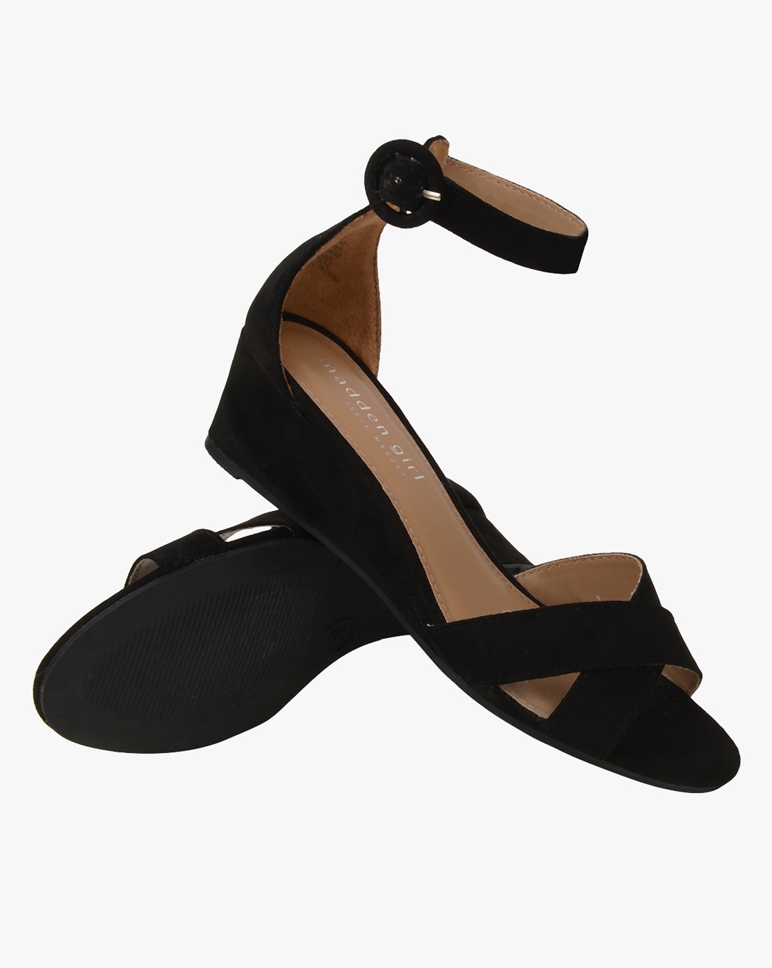 Thomas Chan H-Strap Slingback Low Wedge Sandals