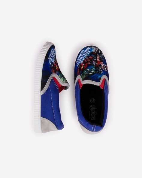 Disney Avengers Print Slip-On Shoes