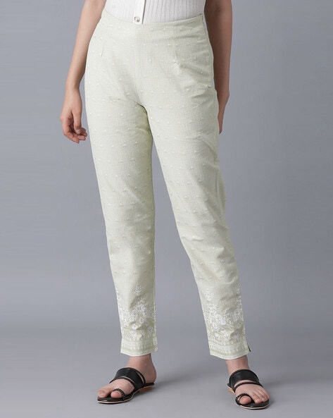 Printed Mid-Rise Pants Price in India