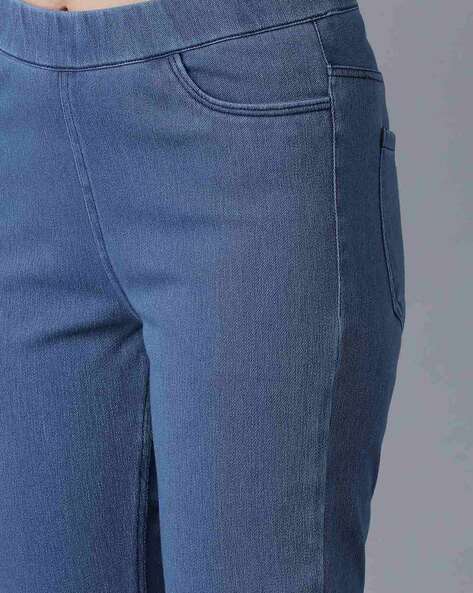 Buy Blue Churidars u0026 Leggings for Women by W Online | Ajio.com