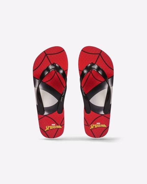 Disney Spider-Man Print Thong-Strap Flip-Flops