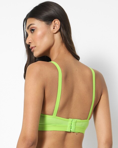 Buy Lime Green Bras for Women by Floret Online