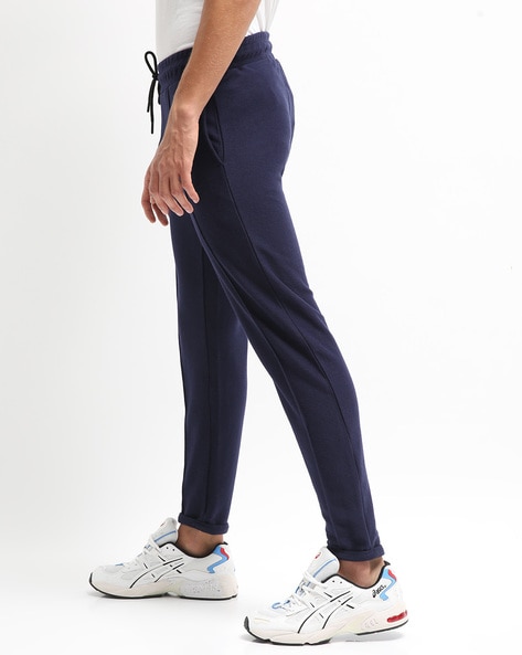 Buy Navy Blue Track Pants for Men by ALTHEORY Online