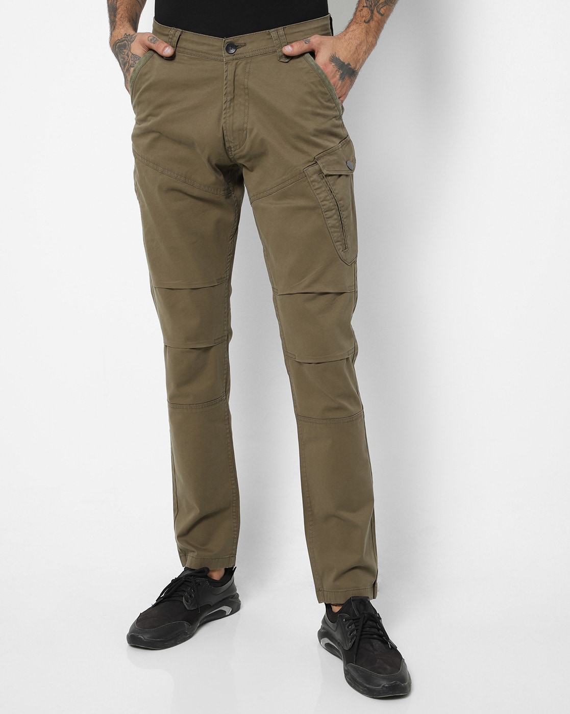 Spykar Slim Fit Men Green Trousers  Buy olive Spykar Slim Fit Men Green Trousers  Online at Best Prices in India  Flipkartcom