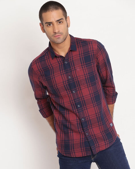 Buy Red Shirts for Men by Wrangler Online 