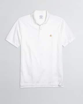 brooks brothers white polo