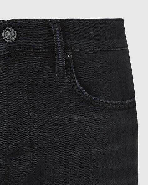 SAINTS Rex Damaged Slim Fit Jeans 