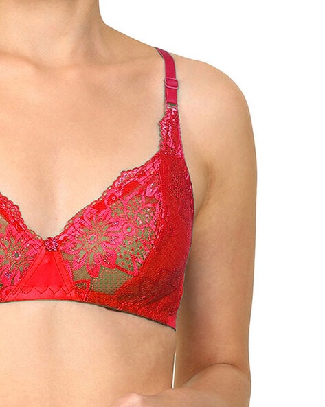 Buy CUKOO Lacy Red Bra Online at Best Prices in India - JioMart.