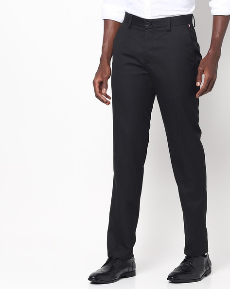 jet black formal pants