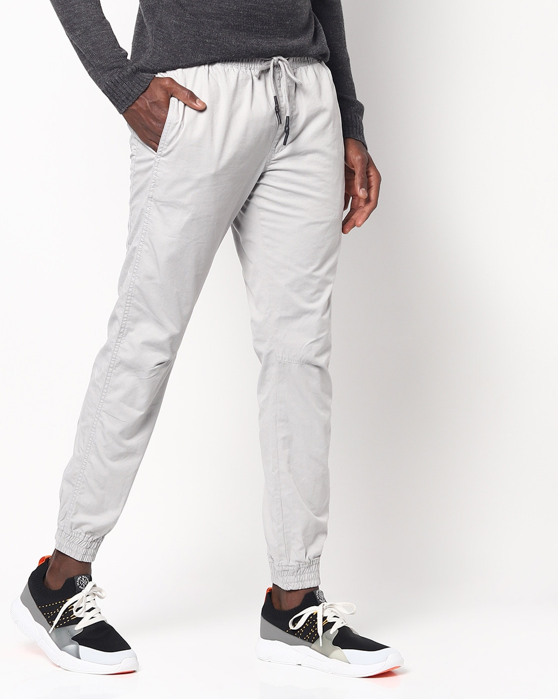 Buy Mid-Rise Track Pants with Contrast Taping Online at Best Prices in  India - JioMart.
