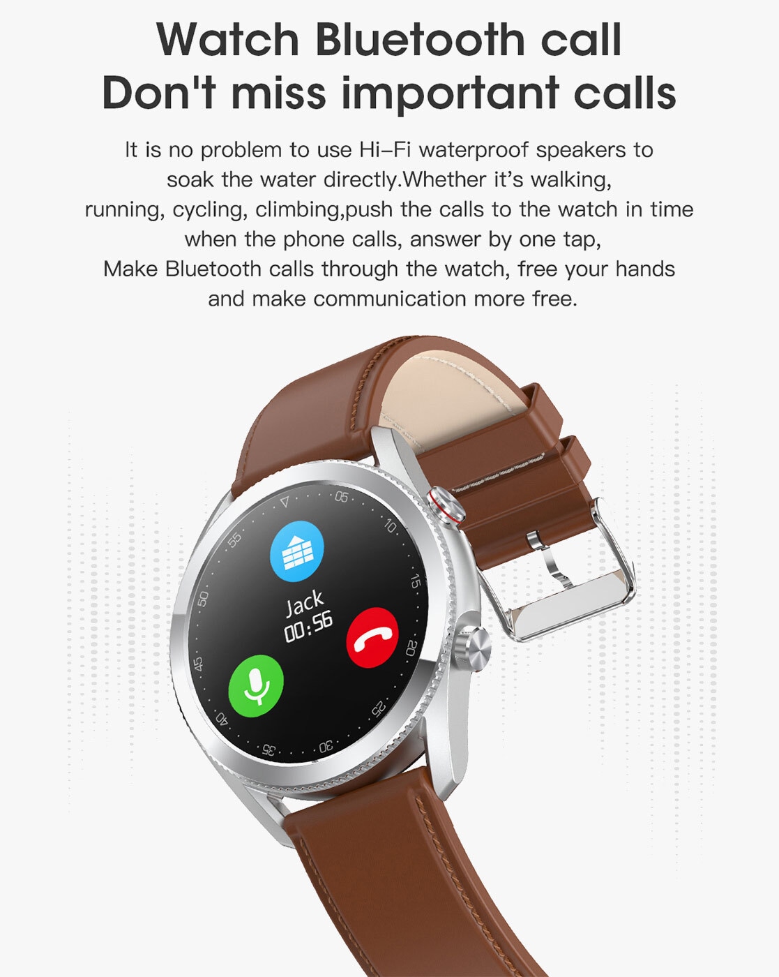 GAZZIFY R70 Black Leather Smart Watch Latest Price, GAZZIFY R70 Black Leather  Smart Watch Manufacturer in Noida