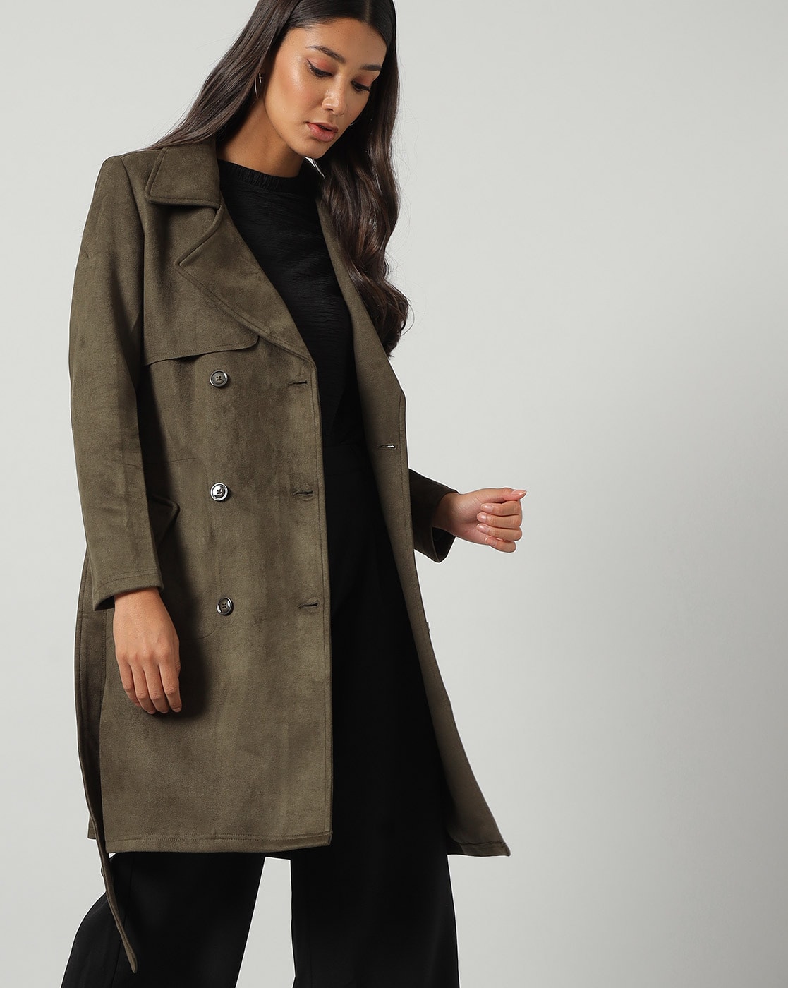 trench coat women ajio