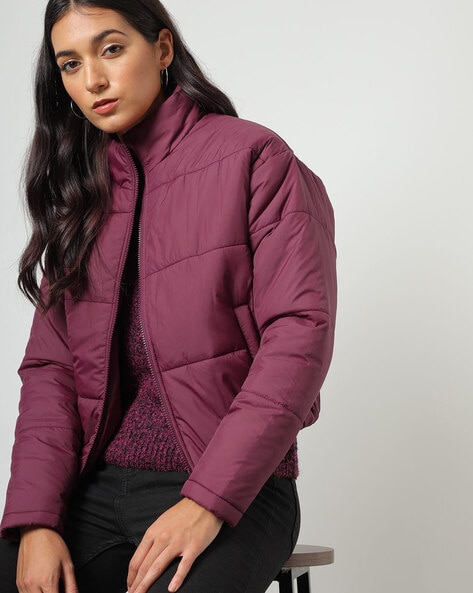 Buy Wine Red Jackets & Coats for Women by Outryt Online