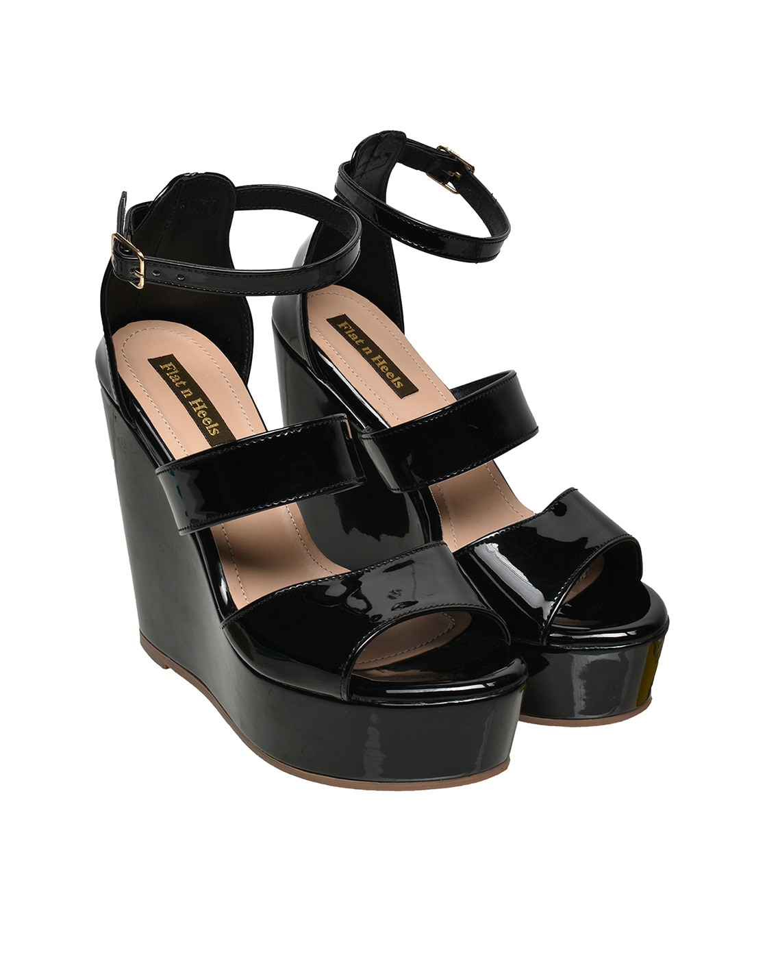 Platform sandals one online strap