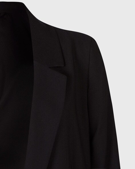 Women's Wool Blend Plaid Jacket Single Breasted Notch Collar Long Blazer Open Front Long Sleeve Casual Fashion Duster Coat 