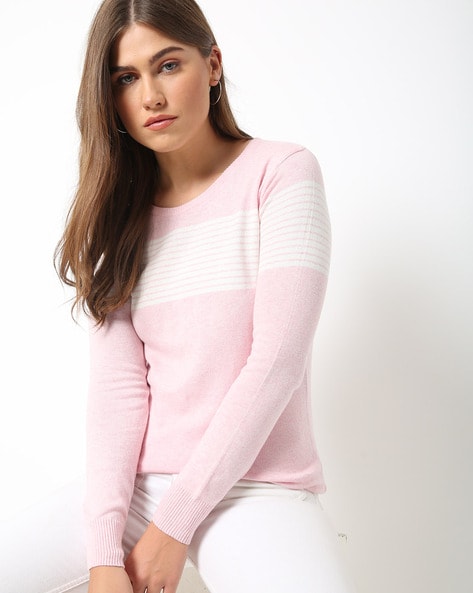 Buy Pink Sweaters Cardigans for Women by Teamspirit Online