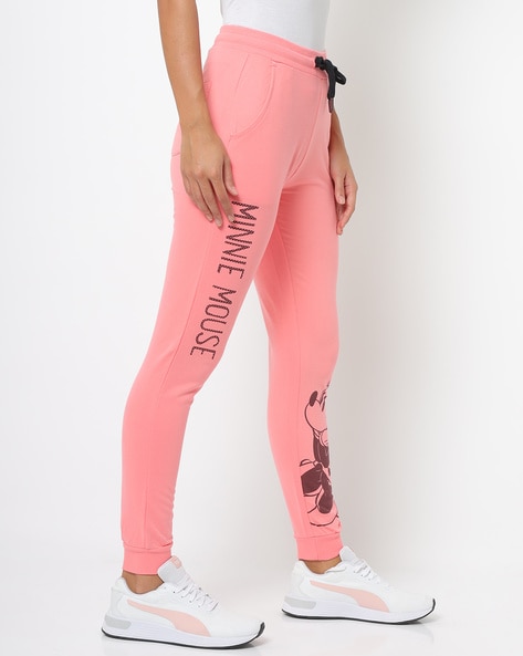 Buy Pink Track Pants for Women by Disney Online