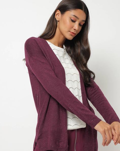Buy Burgundy Sweaters & Cardigans for Women by Oxxo Online