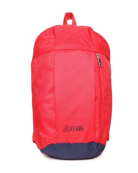 boys red backpack