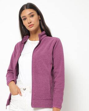 Ladies hooded fleece jackets Clearance