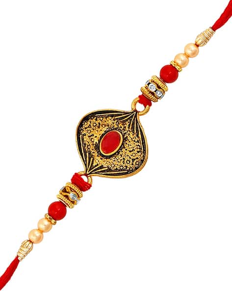 Om Jewells RK1000373 Stone-Studded Beaded Wristband