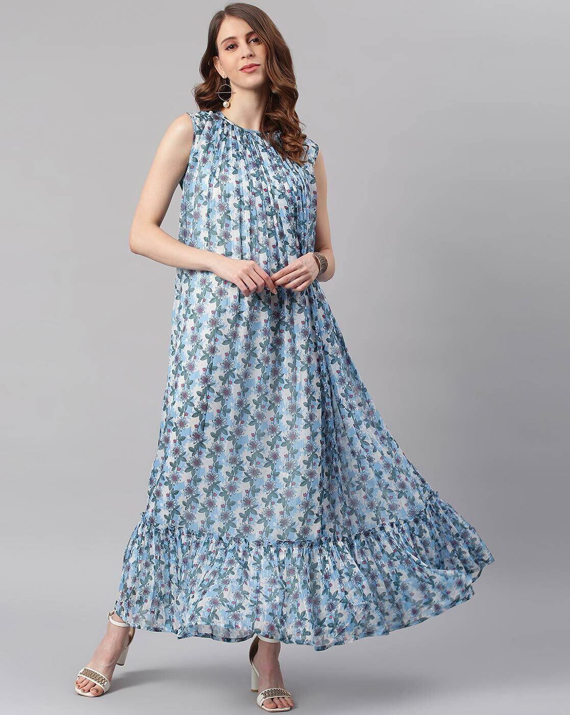 Buy Blue Dresses for Women by Janasya 