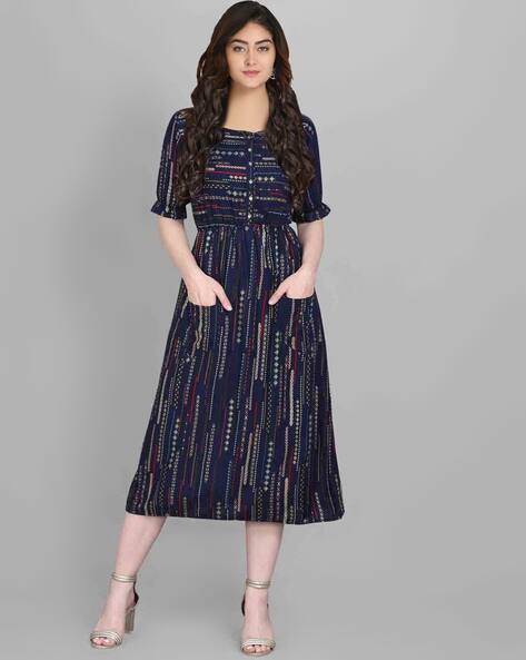 latest printed dresses